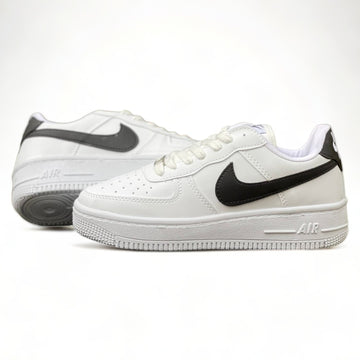 AF1 Low Alb-Negru